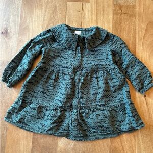 Open Edit 2T Wide Collar Dress